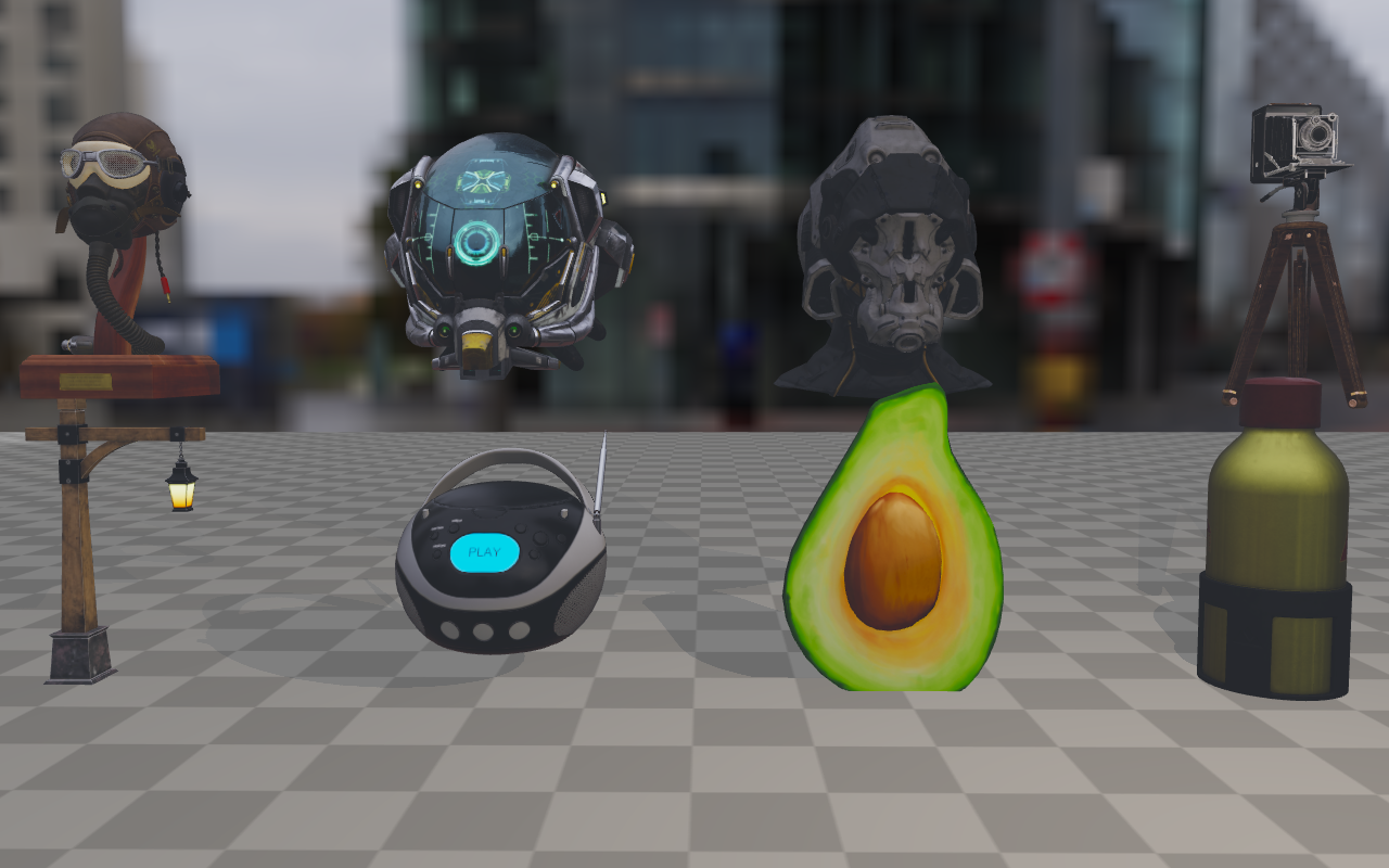 Spheres with progressive PBR map coverage