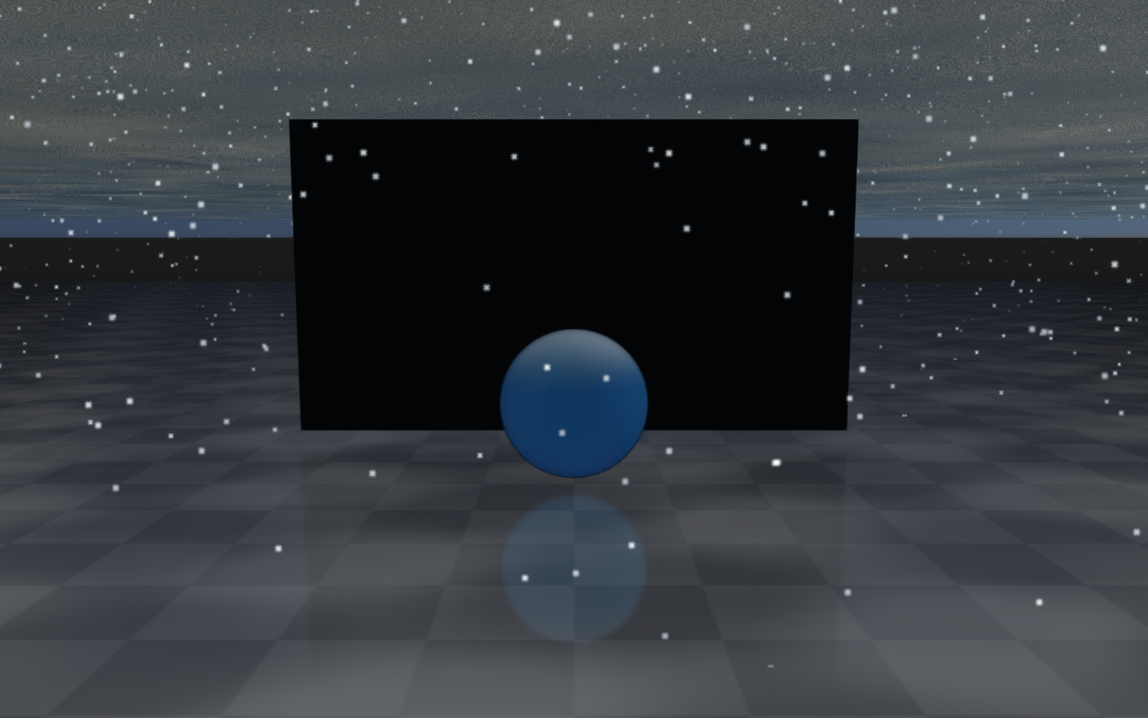 Snow particle accumulation