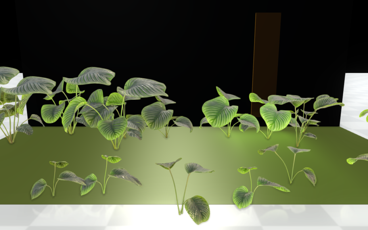 Translucent leaf shading